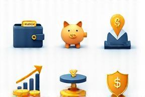 Illustration of personal finance icons